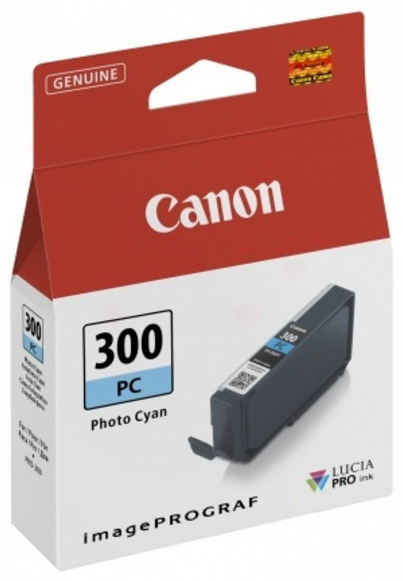 Original Canon PFI300PC | 4197C001 Tinte Foto Cyan