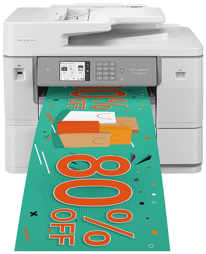Brother MFC-J6959DW Farb Tinten Multifunktionsdrucker | A3 | 30 S./Min | Duplex | WLAN