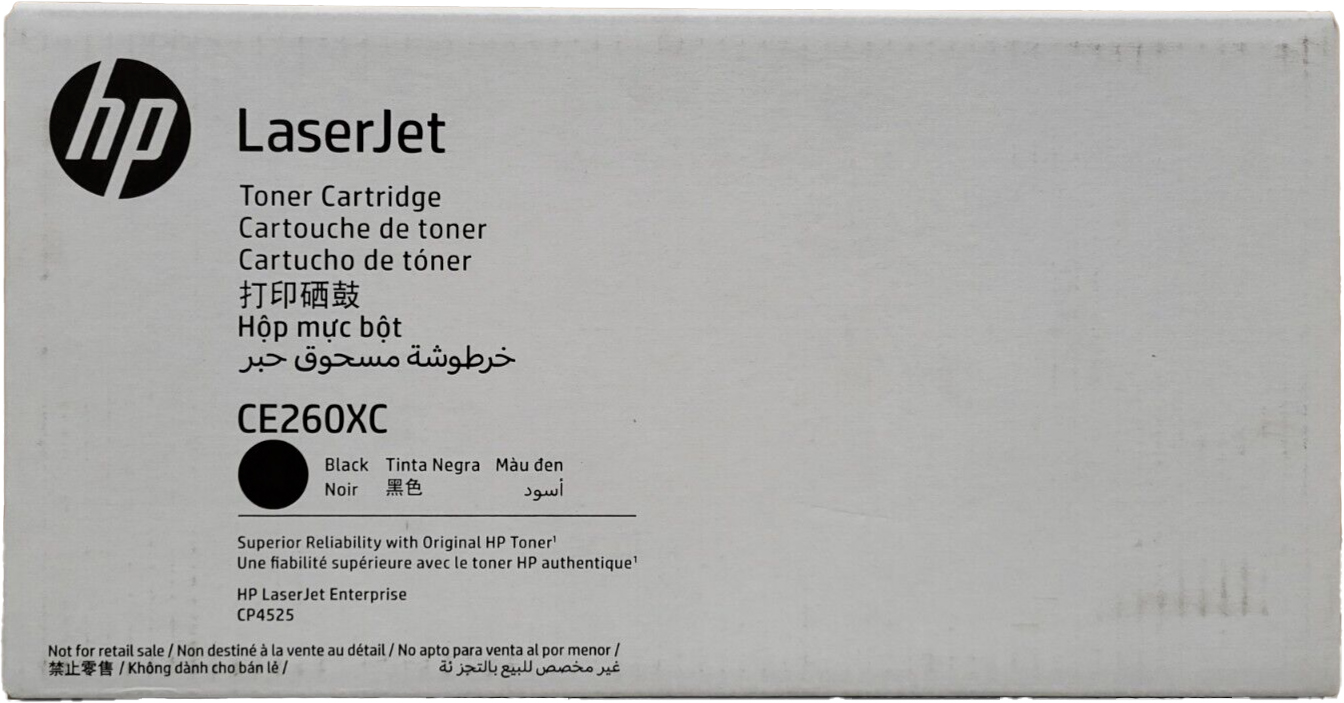 Original HP CE260XC | 649X Toner Schwarz XL ( A-Ware )