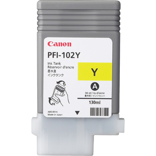 Original Canon PFI102Y | 0898B001 Tinte Gelb