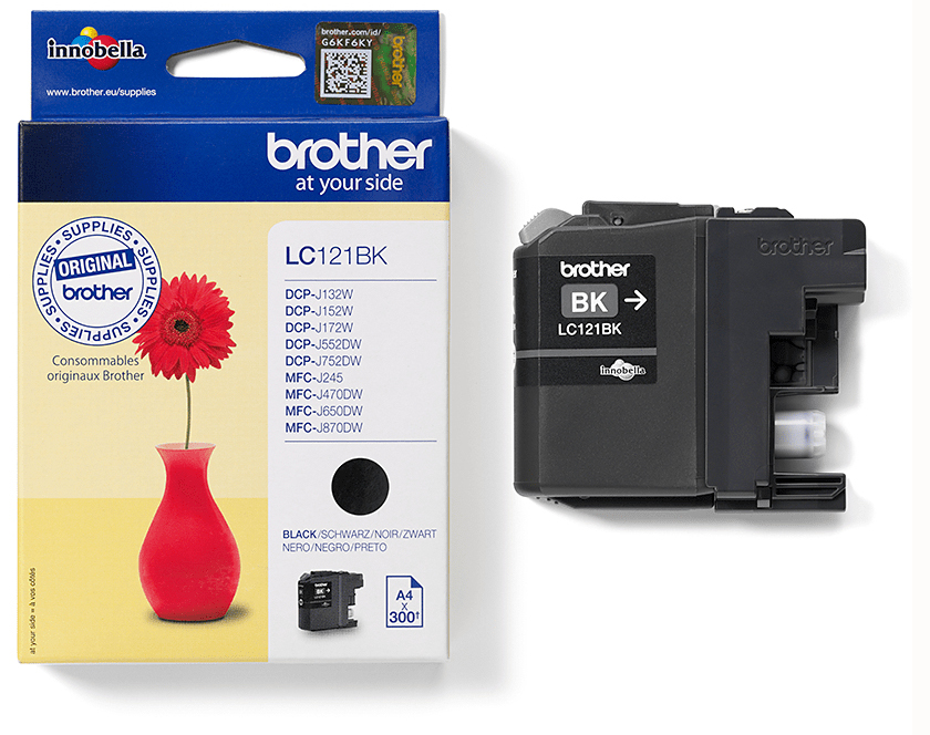 Original Brother LC121BK Tinte Schwarz ( 05.2025 )