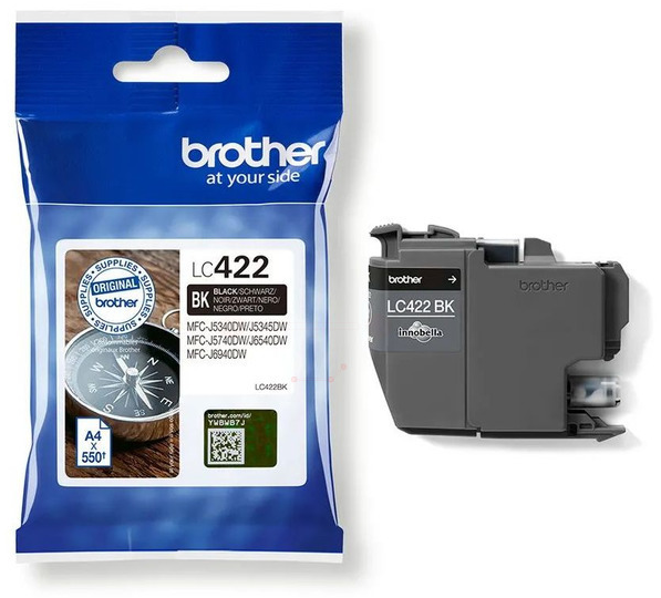 Original Brother LC422BK Tinte Schwarz