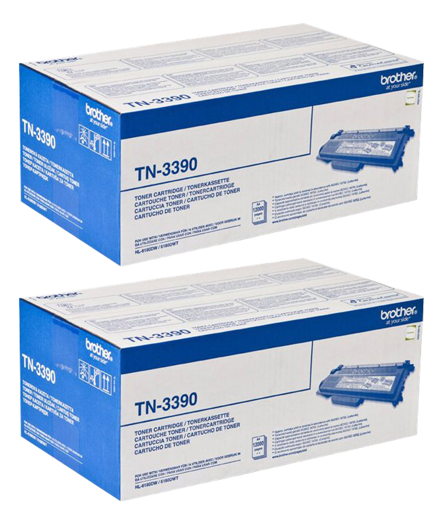 Original Brother TN3390TWIN Toner Schwarz ( 2 Stück ) ( A-Ware )