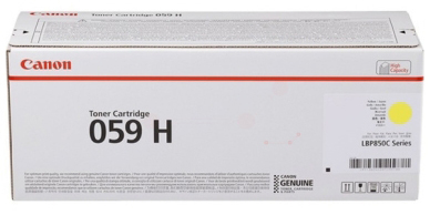 Original Canon 059H | 3624C001 Toner Gelb XL