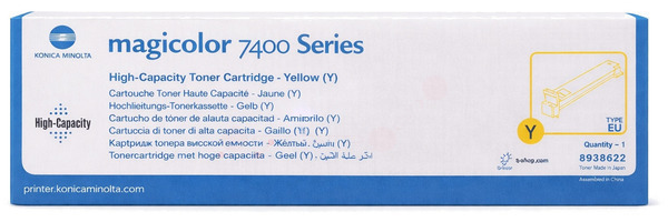 Original Konica Minolta 8938622 Toner Gelb