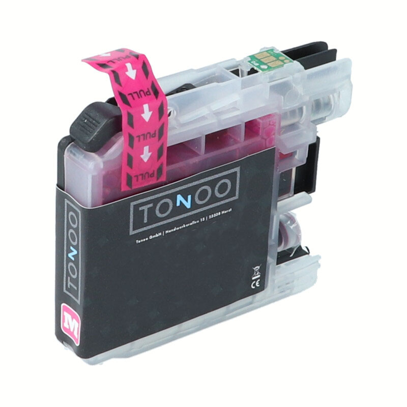 Tonoo® Tinte ersetzt Brother LC123M Magenta