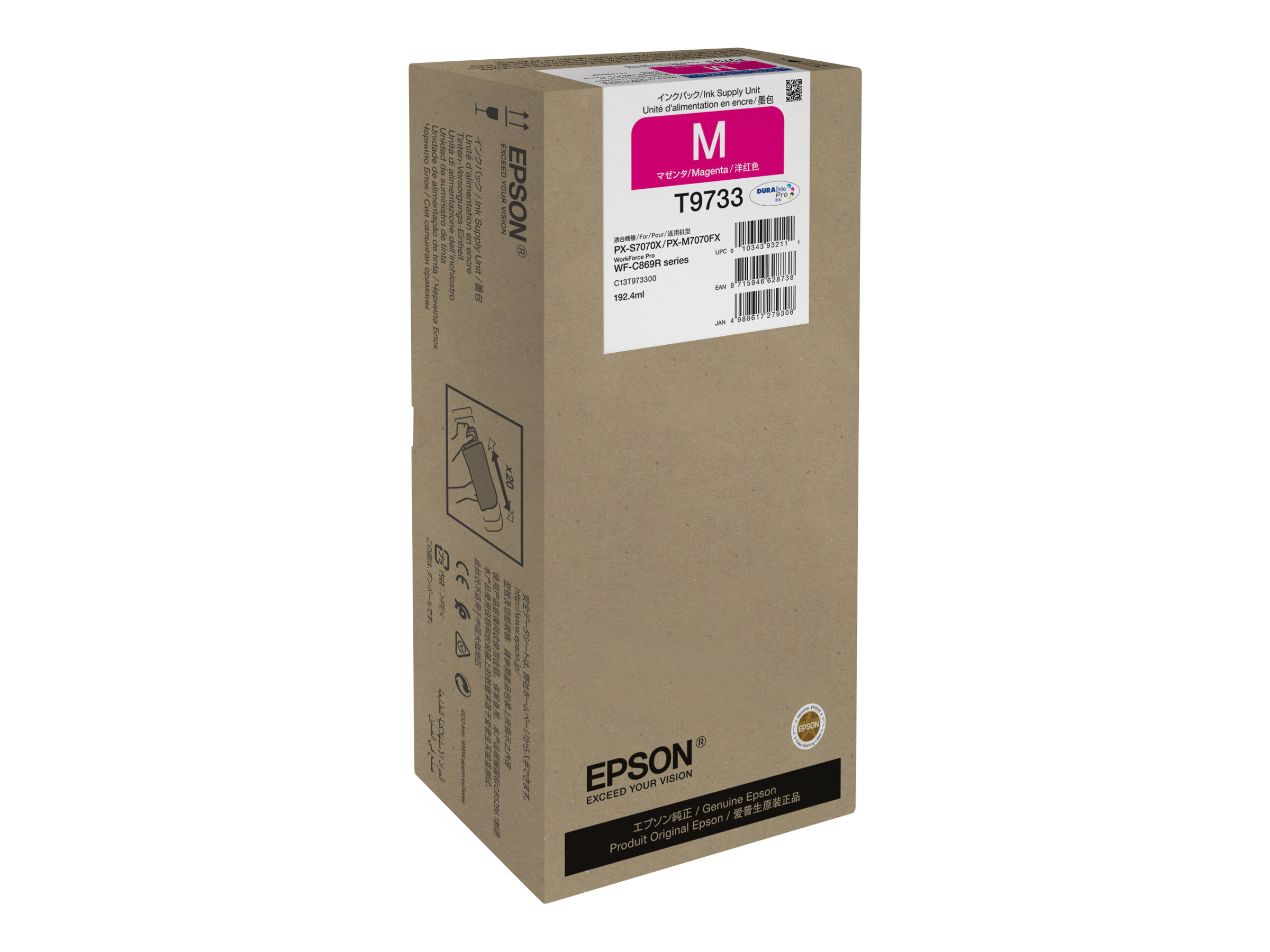 Original Epson T9733 | C13T973300 | C13T97330N | Tinte Magenta