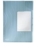Leitz Organisationshülle CombiFile | DIN A4 | genarbt | 0,20 mm | Blau | 3er-Pack (47290035)