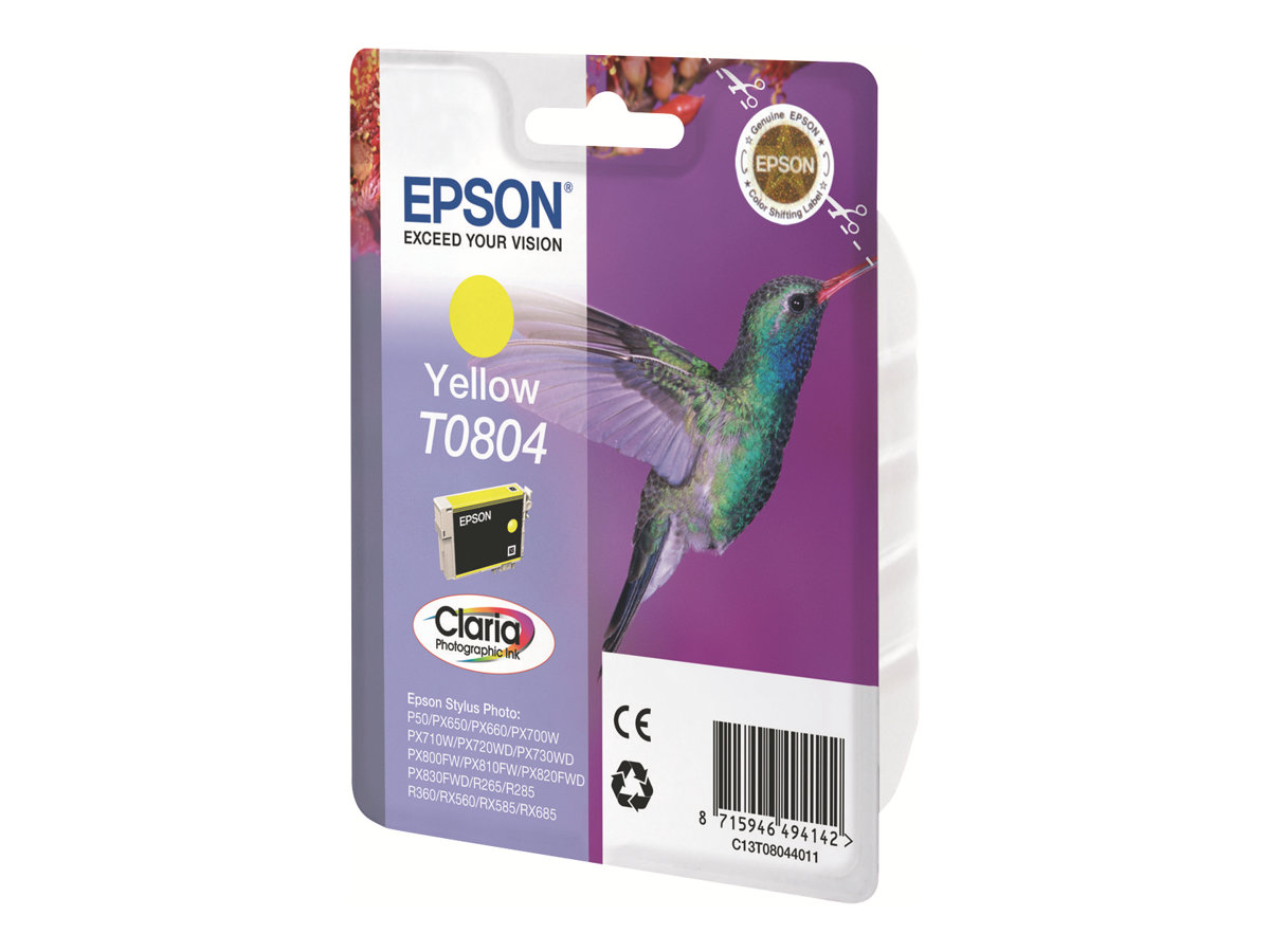 Original Epson T0804 | C13T08044010 | C13T08044011 Tinte Gelb