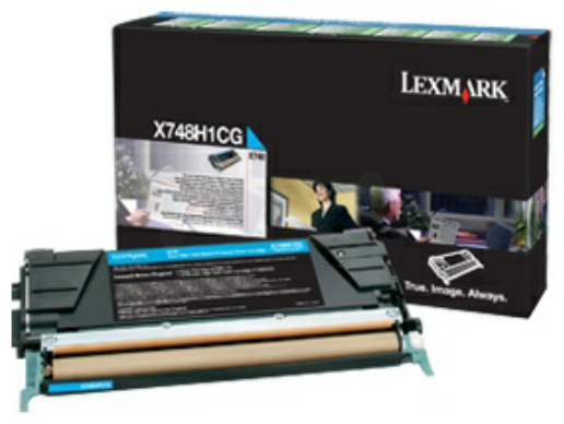 Original Lexmark X748H3CG Toner Cyan