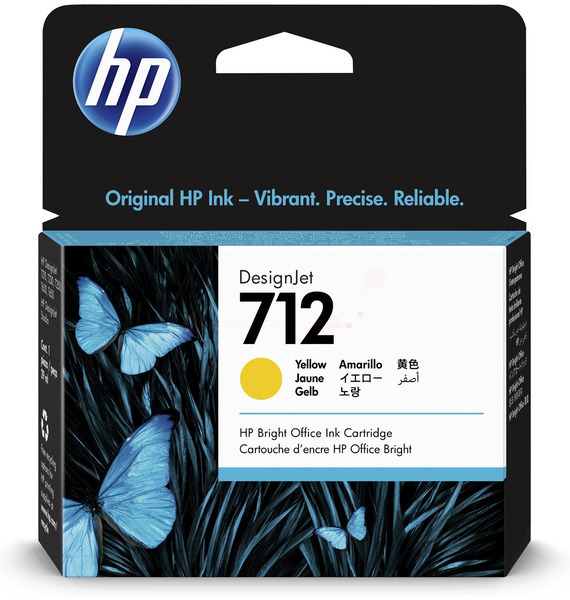 Original HP 712 | 3ED69A Tinte Gelb