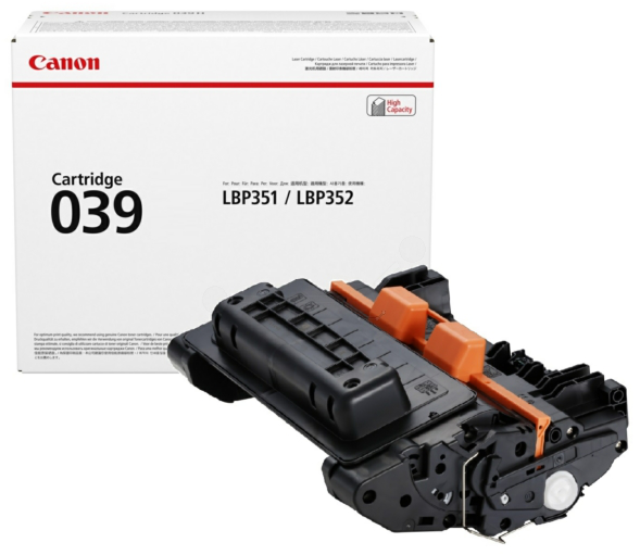 Original Canon 0287C001 | 039 Toner Schwarz
