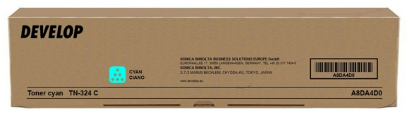 Original Develop TN324 C | A8DA4D0 Toner Cyan