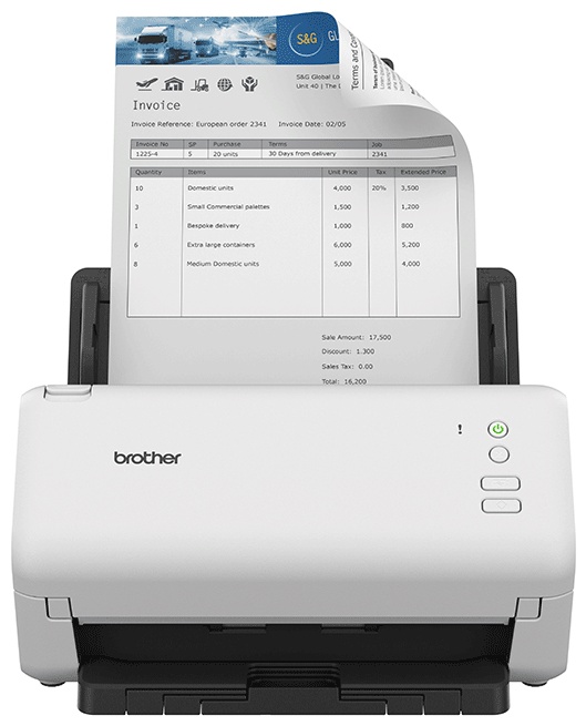Brother ADS-4100 Dokumentenscanner | A4 | 35 S./Min | Duplex | ADF 60 Blatt | USB