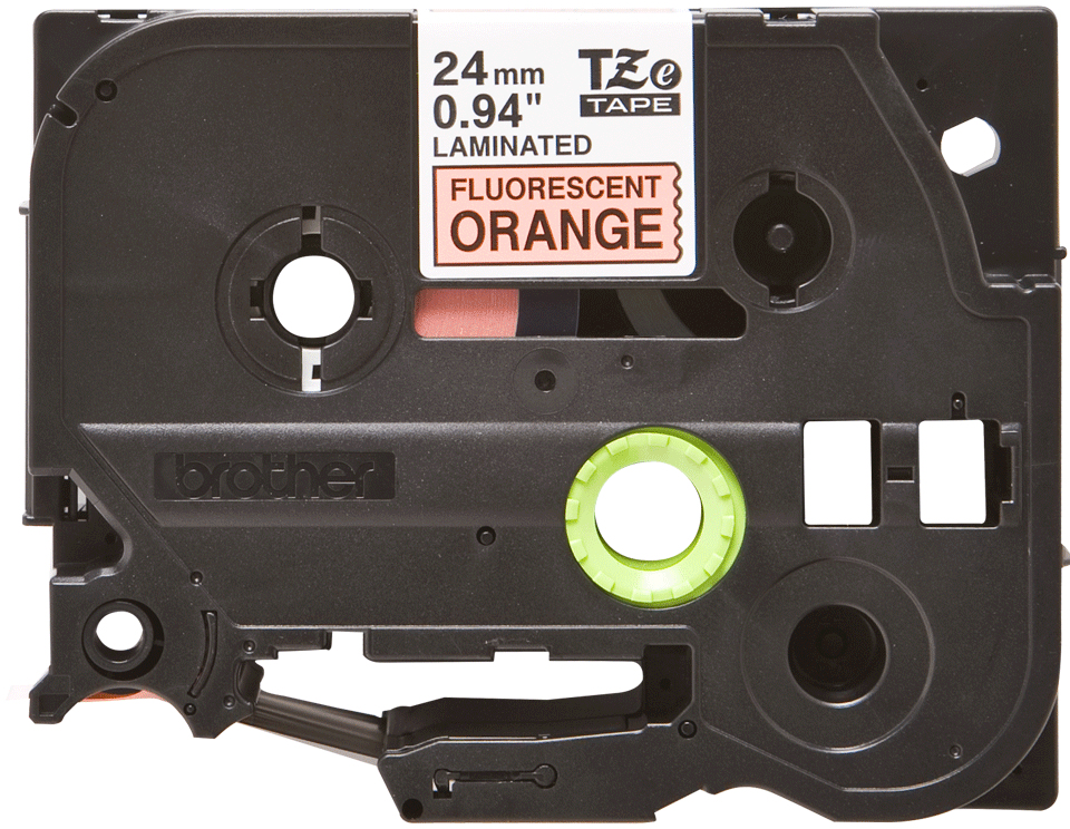 Brother Schriftband TZe-B51 | 24 mm | Schwarz auf Orange | 5 m
