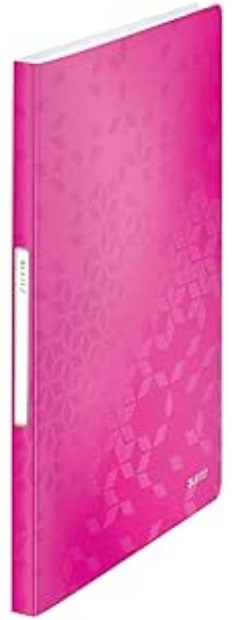 Leitz Sichtbuch WOW | DIN A4 | 40 Hüllen | Pink-metallic