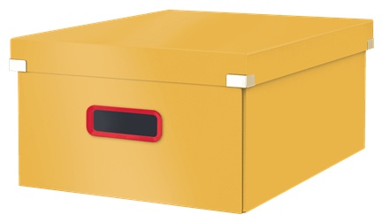 Leitz Aufbewahrungsbox Click & Store Cosy | 32 l | 36,9 x 48,2 x 20 cm | Gelb