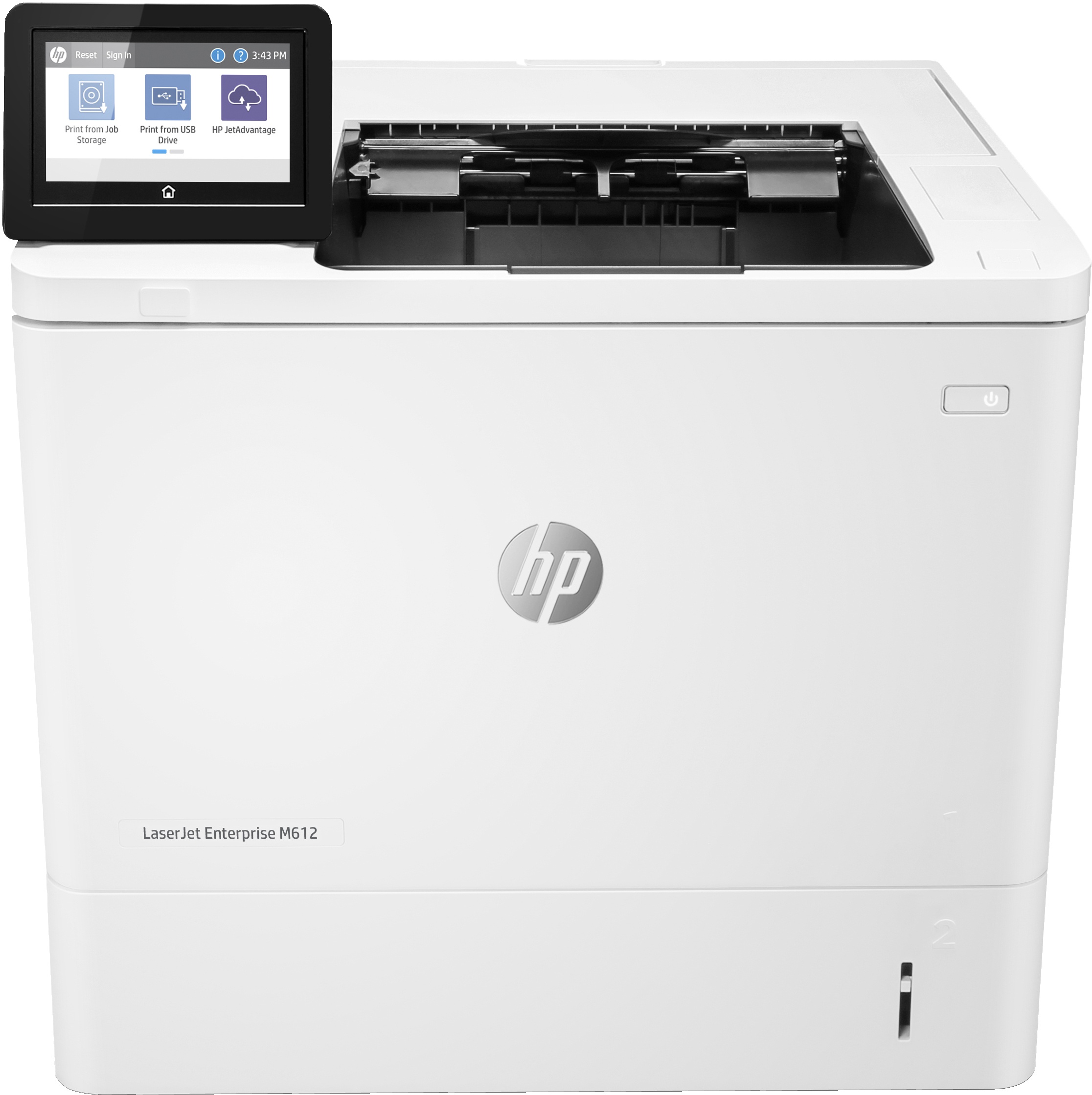 HP LaserJet Enterprise M612dn S/W Laser Drucker | A4 | 71 S./Min | Duplex | WLAN