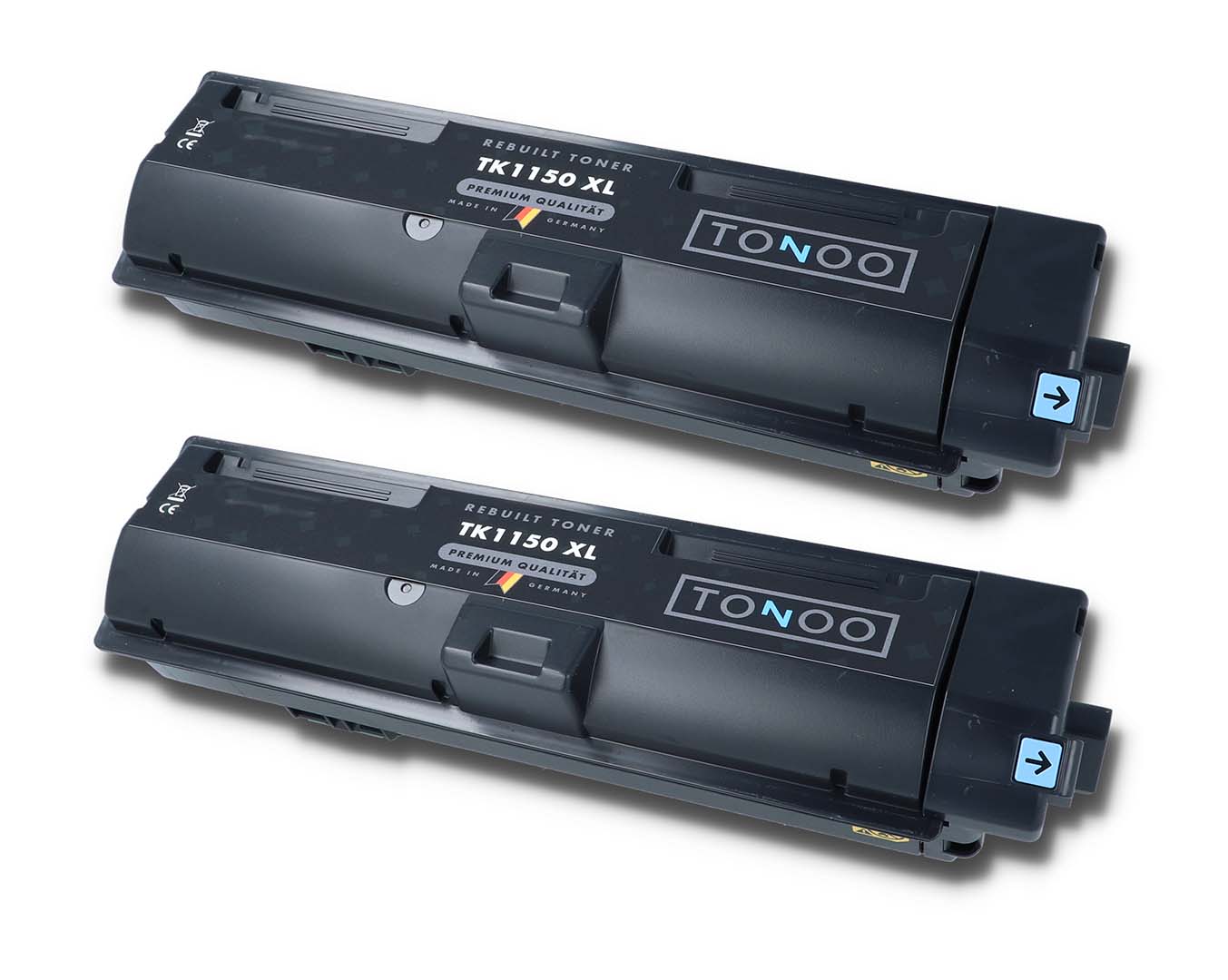 Tonoo® Toner ersetzt Kyocera TK1150 Schwarz Doppelpack XL