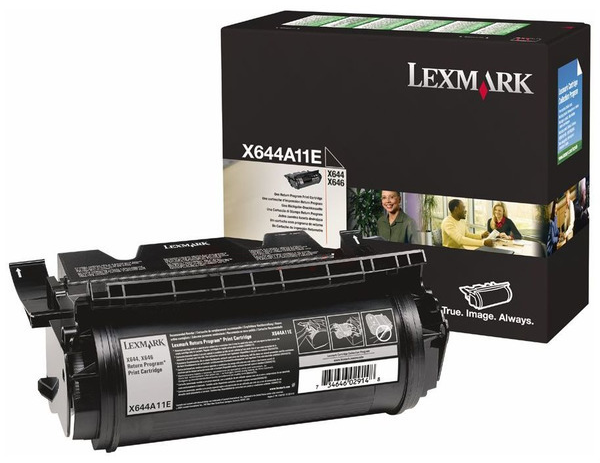 Original Lexmark X644A11E Toner Schwarz