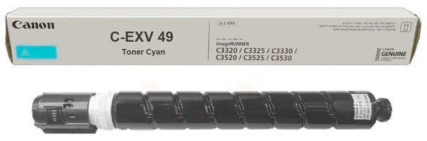 Original Canon CEXV49 | 8525B002 Toner Cyan
