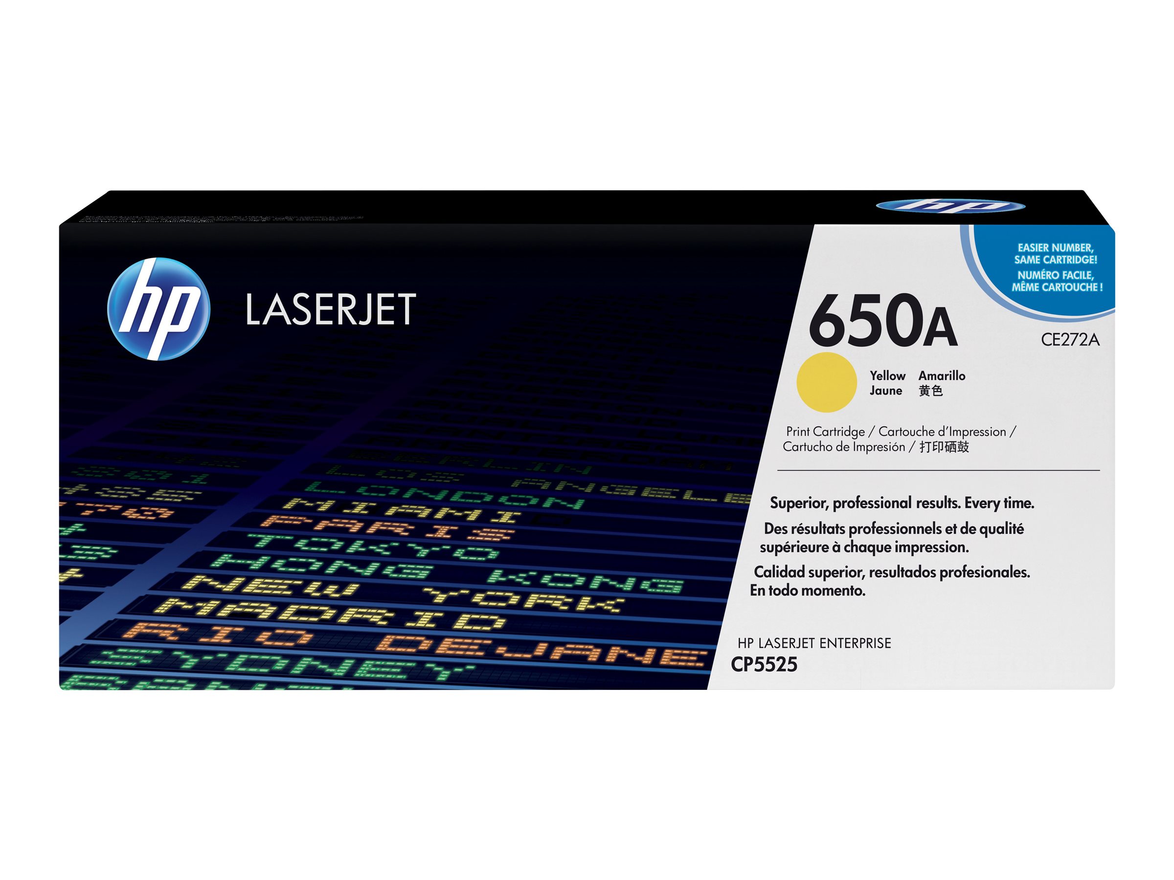 Original HP CE272A | 650A Toner Gelb