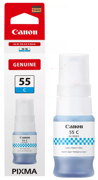 Original Canon GI-55C | 6289C001 Tinte Cyan