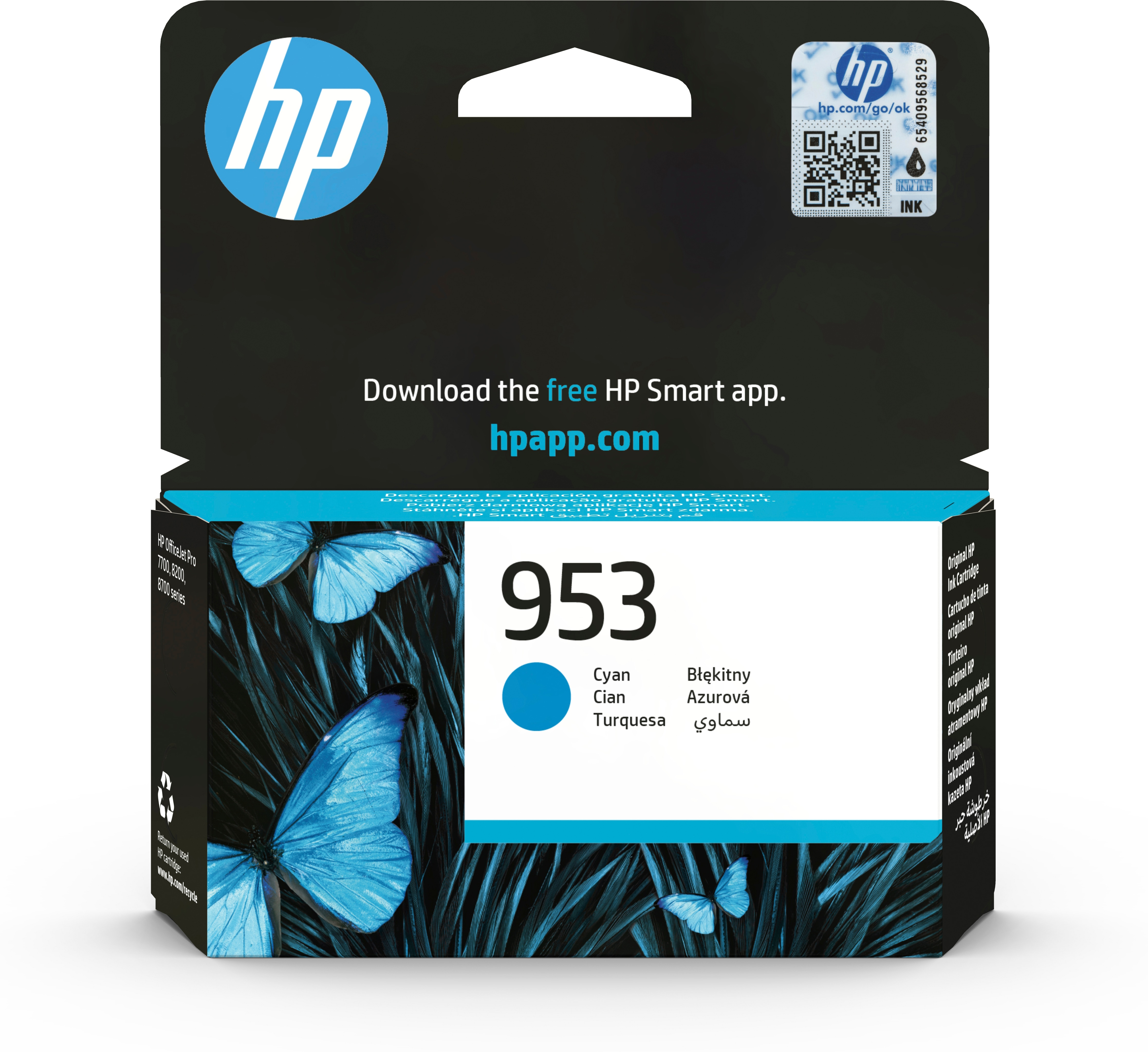 Original HP 953 | F6U12AE Tinte Cyan