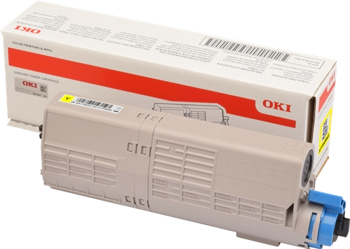 Original OKI 46490605 Toner Gelb XL