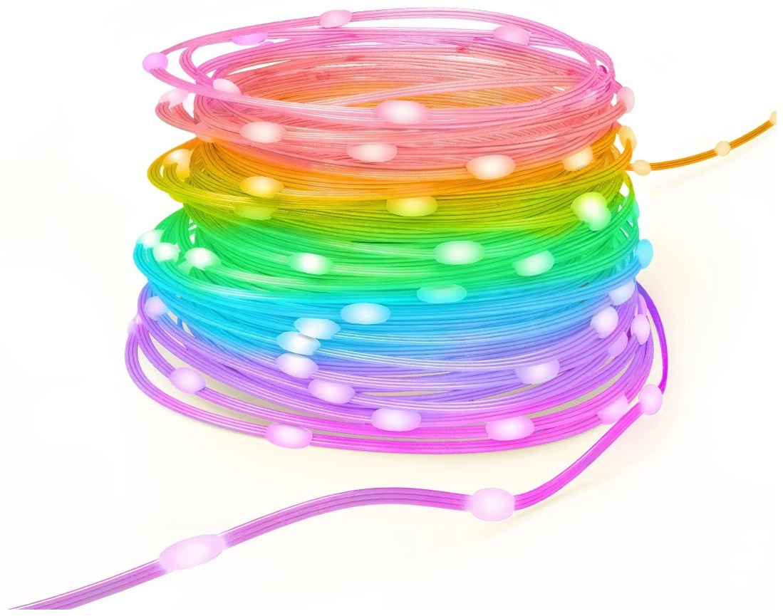 Hama WLAN 10 m Lichterkette | Farbig | Weiß