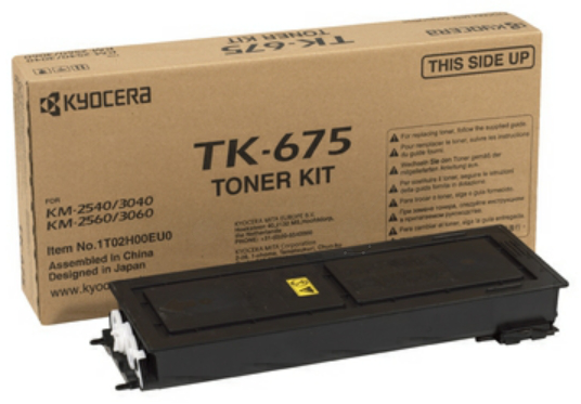 Original Kyocera TK675 / 1T02H00EU0 Toner Schwarz
