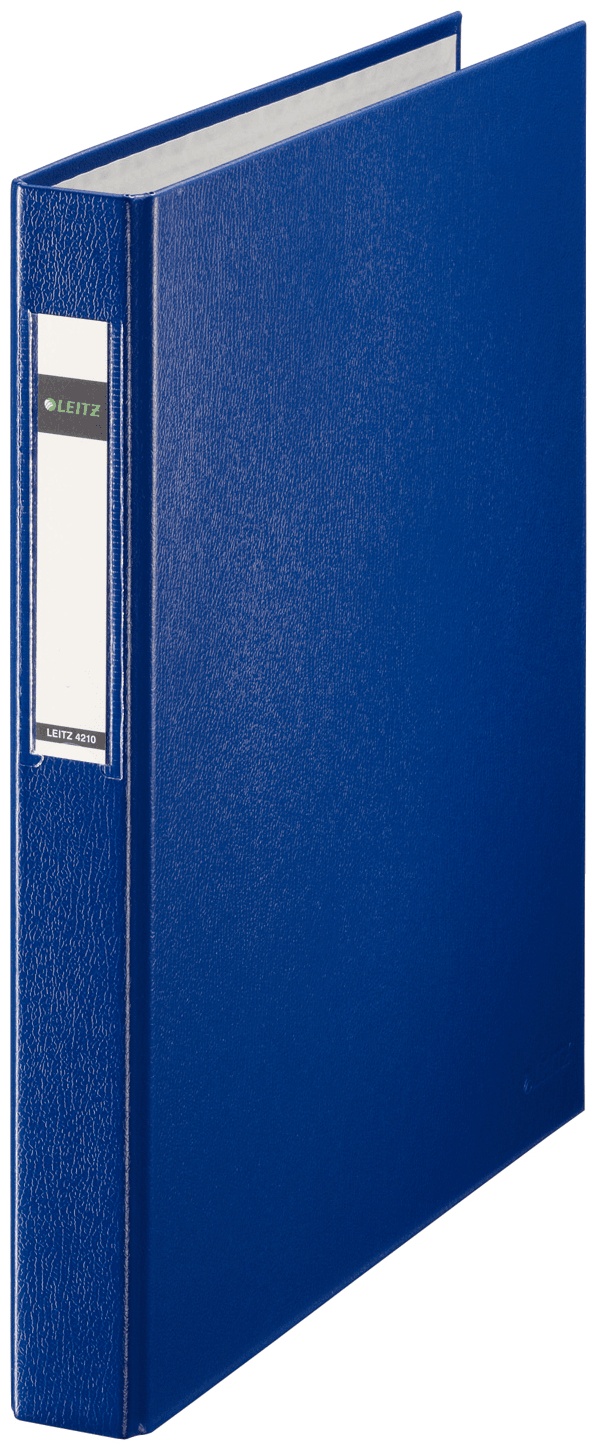 Leitz Ringbuch 4210 | DIN A4 | 2 Ringe | 4,0 cm | Blau