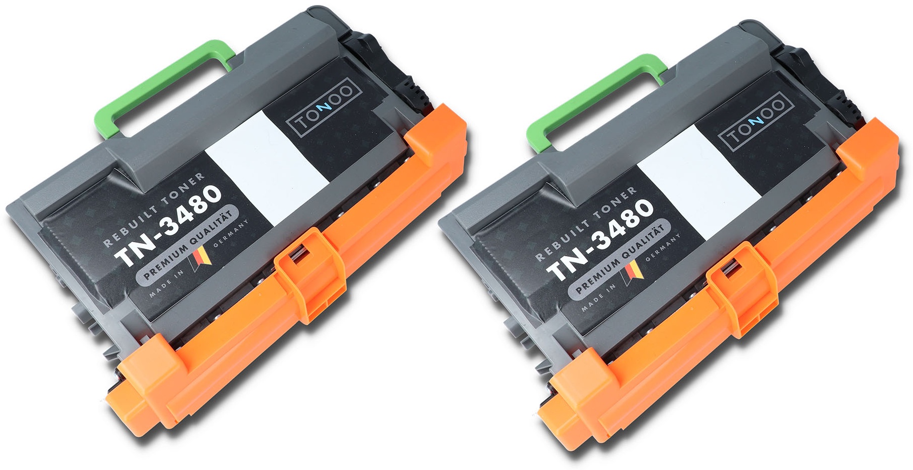 Tonoo® Toner ersetzt Brother TN3480 Schwarz Doppelpack ( für Arztpraxen geeignet )