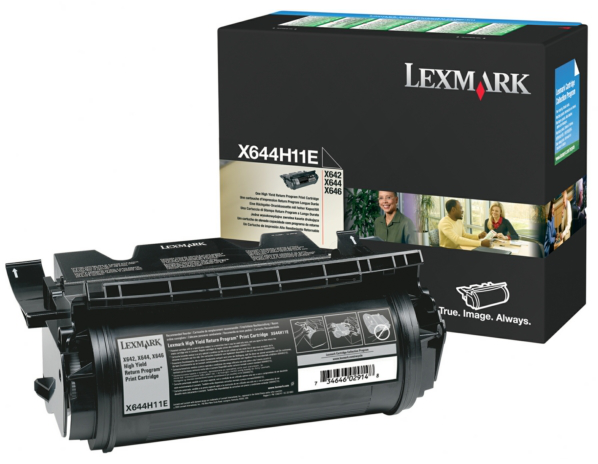 Original Lexmark X644H11E Toner Schwarz