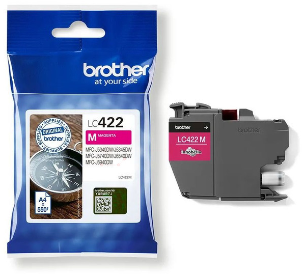 Original Brother LC422M Tinte Magenta