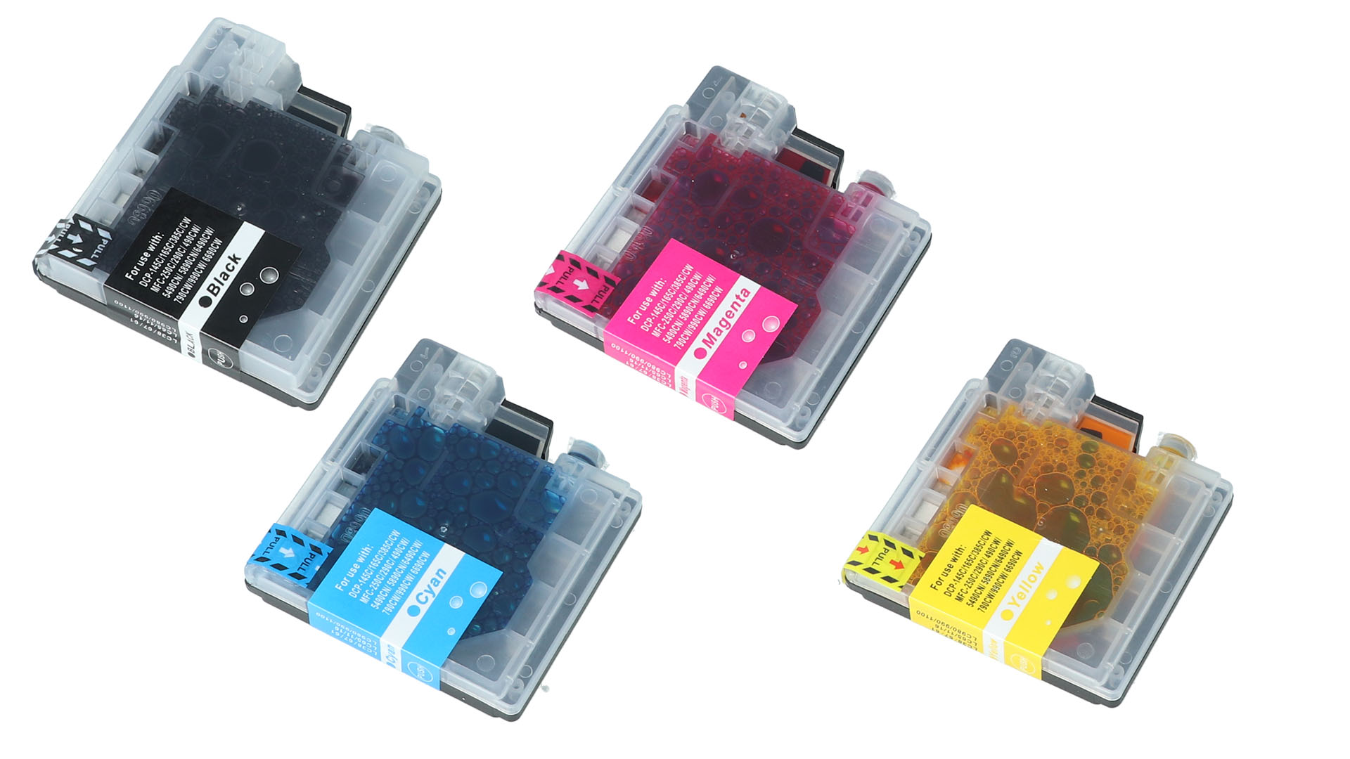 Tonoo® Tinte ersetzt Brother LC1100HYVALBPDR BK/C/M/Y Spar Set XL