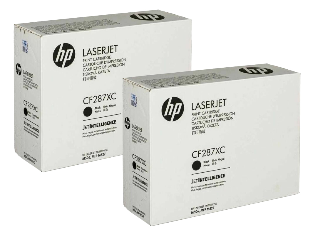 Original HP CF287XD | CF287XC | 87X Toner Schwarz 2 Stück XL