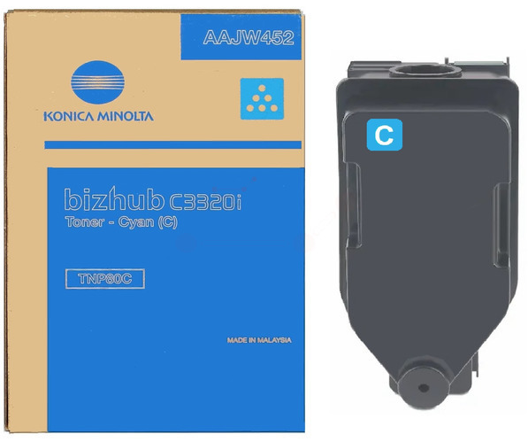 Original Konica Minolta TNP80C | AAJW452 Toner Cyan