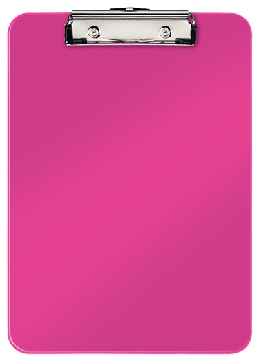Leitz Klemmbrett WOW 3971 | DIN A4 | Pink | Kunststoff