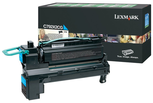 Original Lexmark C792X2CG Toner Cyan XL
