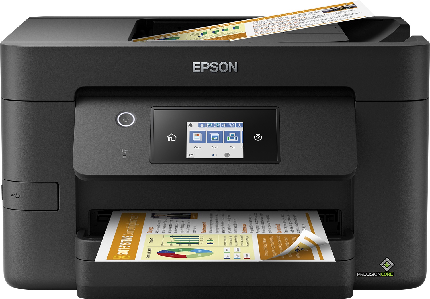 Epson WorkForce Pro WF-3820DWF Farb Tinten Multifunktionsdrucker | A4 | 21 S./Min | WLAN