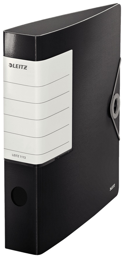Leitz Ordner Solid 1113 | DIN A4 | 6,2 cm | Schwarz