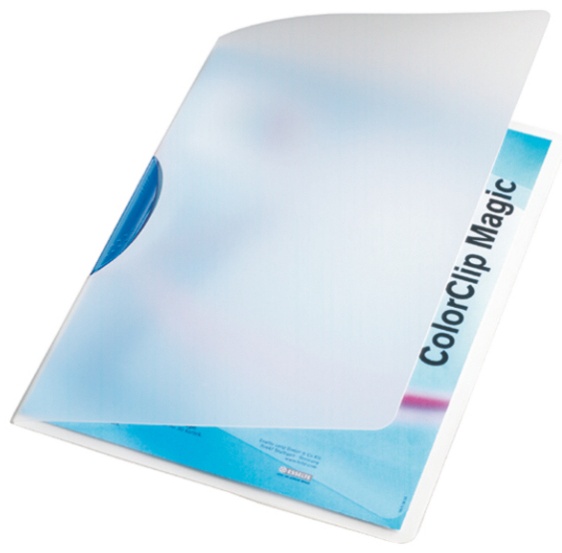 Leitz Klemmhefter Klemmhefter ColorClip Magic 4174 | DIN A4 | Transparent | Polypropylen (PP) (41740035)