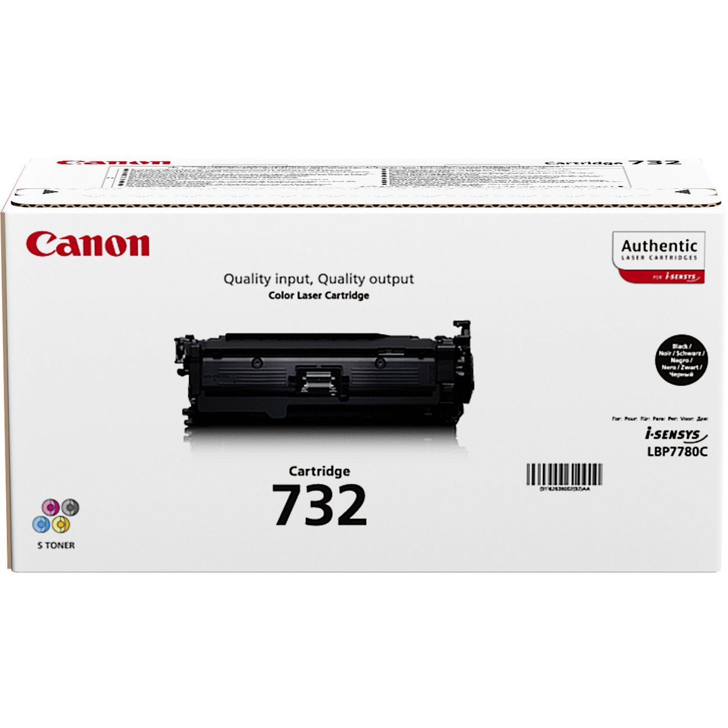 Original Canon 732BK | 6263B002 Toner Schwarz