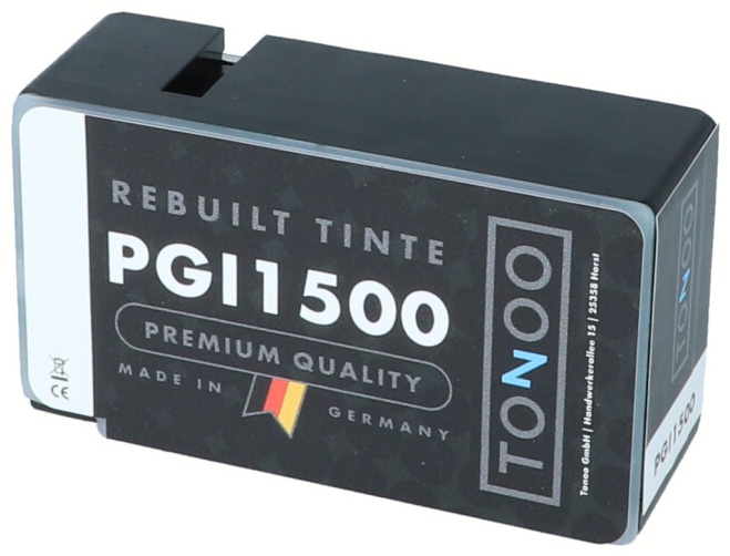Tonoo® Tinte ersetzt Canon 9182B001 | PGI1500XLBK Schwarz XL