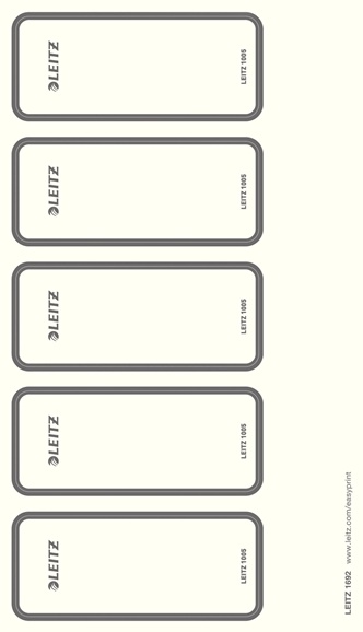 Leitz Ordneretiketten 1692 | Grau | 50er-Pack