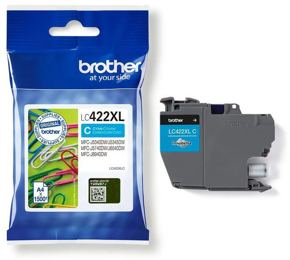 Original Brother LC422XLC Tinte Cyan XL
