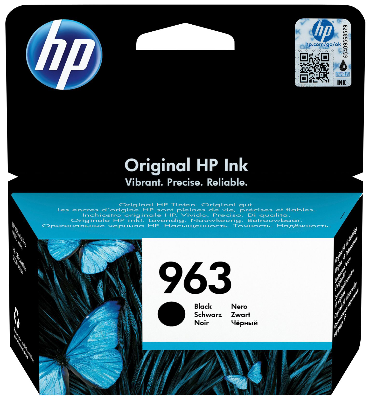 Original HP 963 | 3JA26AE Tinte Schwarz