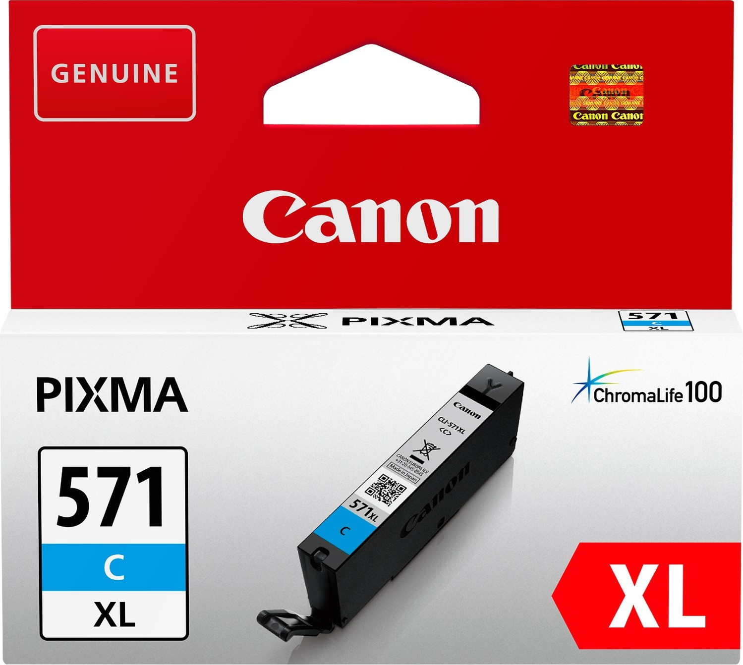 Original Canon 0332C001 | CLI571 XL C Tinte Cyan XL