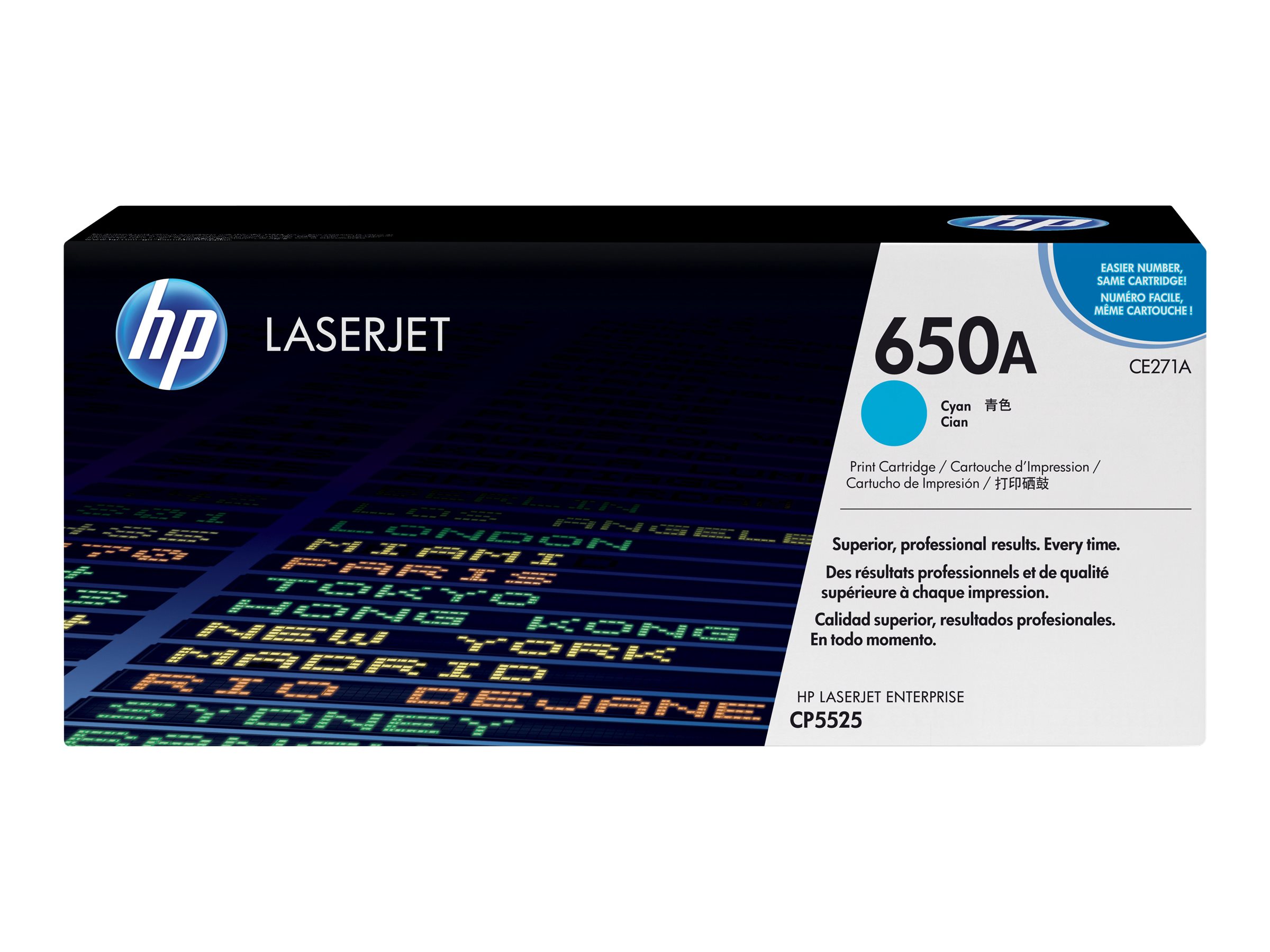 Original HP CE271A | 650A Toner Cyan